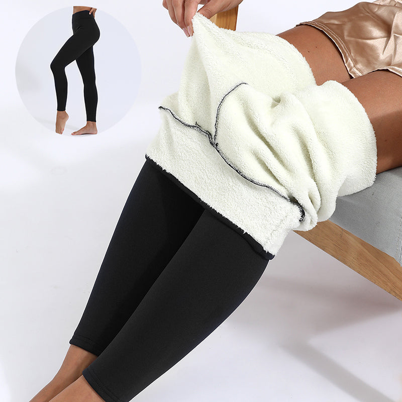 WinterWarmth LuxeLeggings Winter Leggings Warm Thick High Stretch