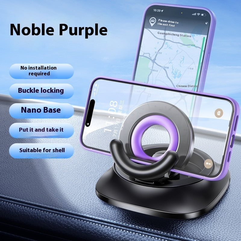 Magnetic Phone Holder With Vacuum Suction Foldable Adjustable Car Mount Magnetic Bracket Suction Nonslip For Busy Commuters Au+hentic Sport Spot