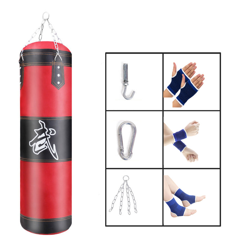 Sports Punching Boxing Bag Heavy hanging punching bags for MMA kickboxing training in the home gym are available for sports. Stand-up to 70-pound adult male and female unfilled home punching bag Au+hentic Sport Spot
