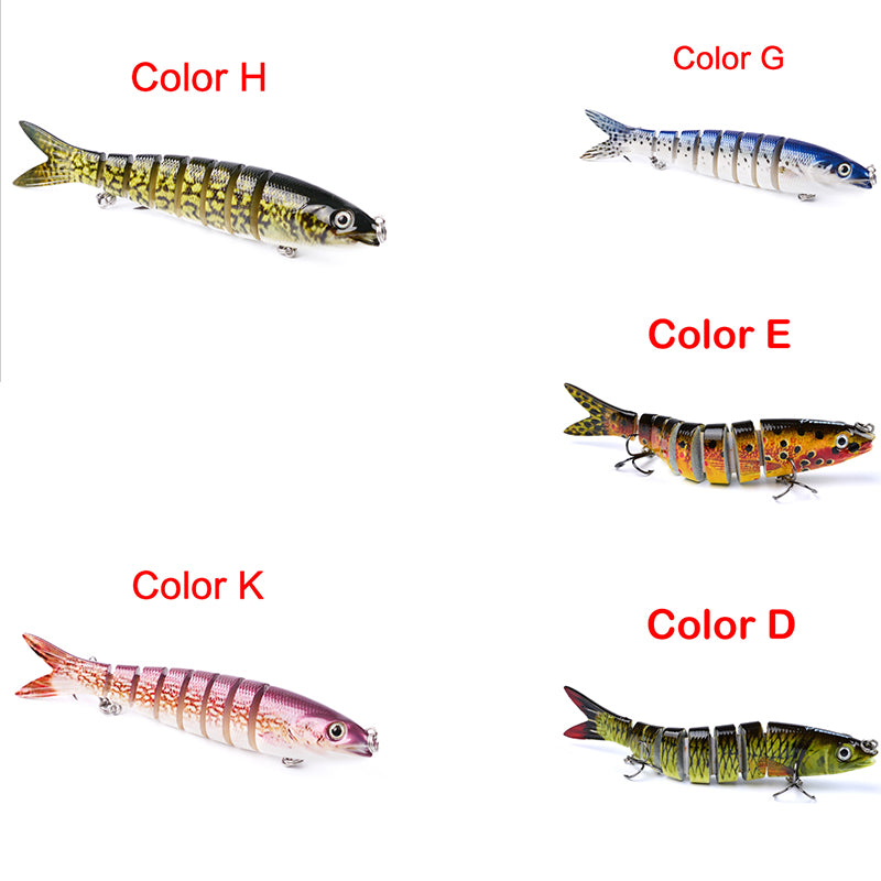 Fishing Lure Multi Jointed Sections or Trout, Bass, and more, Swim Baits, Fishing Lure Baits Au+hentic Sport Spot