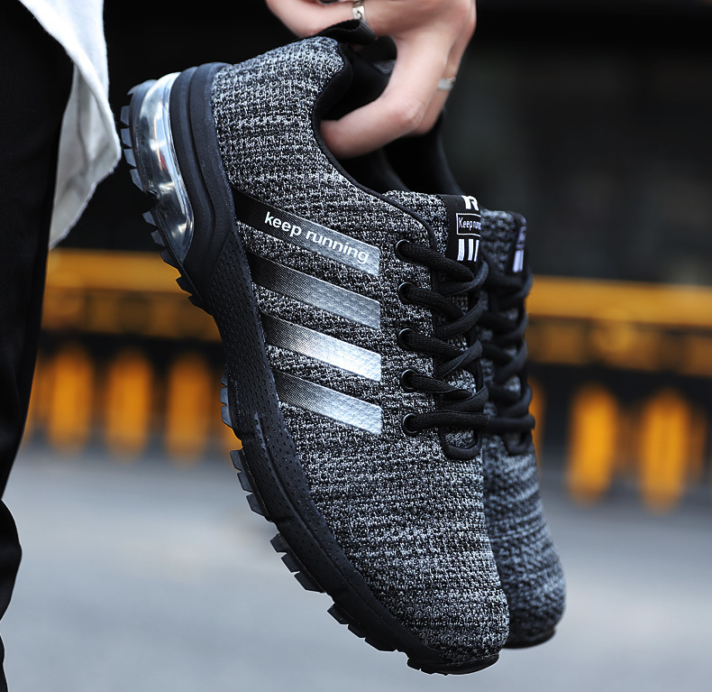 Men's and Women's Shoes Breathable Mesh Outdoor Men and Women Running Shoes Sports Shoes Fitness Jogging Shoes Au+hentic Sport Spot