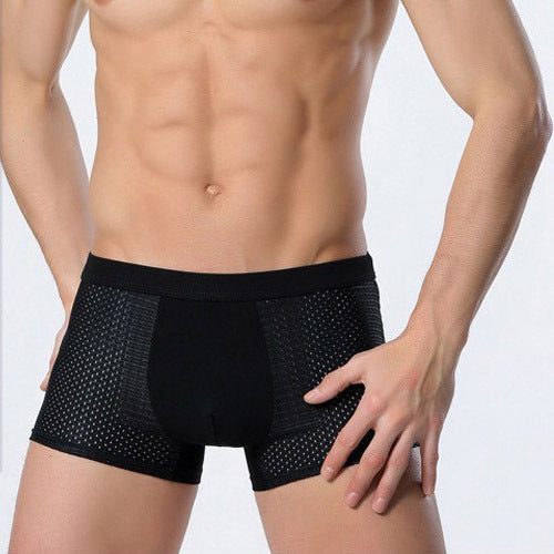 Men's Mesh Silk Boxers Men's Underwear Au+hentic Sport Spot