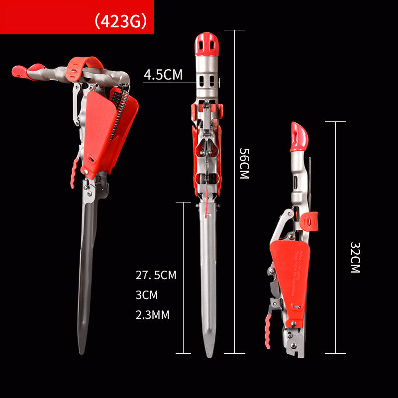 Fishing Rod Holder Spring Automatic Full Stainless Steel Adjustable Sensitivity Folding Fishing Accessories Bracket Au+hentic Sport Spot