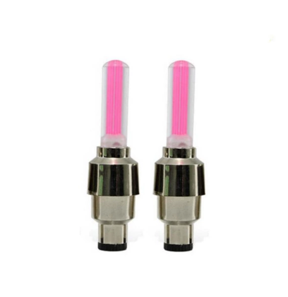 Neon Lights Tire Air Valve Neon Lights LED Cap Valve Light Bicycle LED Light Au+hentic Sport Spot