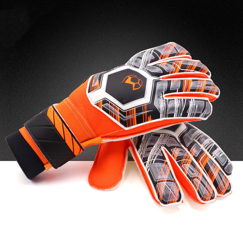 Soccer Goalkeeper Gloves Professional Full Latex Tape Au+hentic Sport Spot