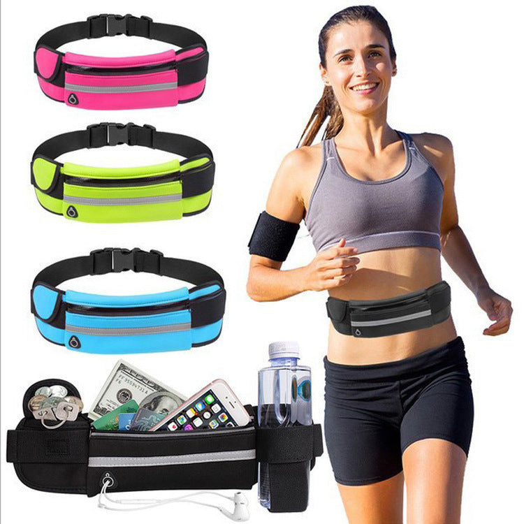 Fitness Waist Bag With Pocket Slim Running Jogging Belt Fanny Pack Bag For Hiking Cycling Workout Sports Gym Au+hentic Sport Spot