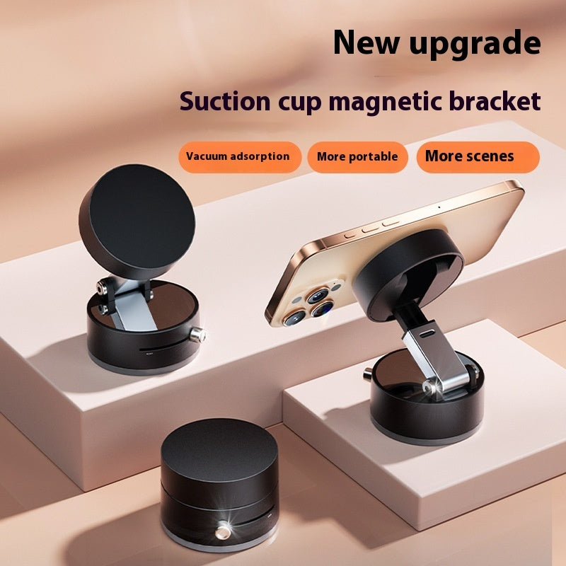 Foldable Magnetic Vacuum Car Phone Holder Foldable Suction Cup With Suction Cup Hands-Free Navigation For Smart Phone Au+hentic Sport Spot