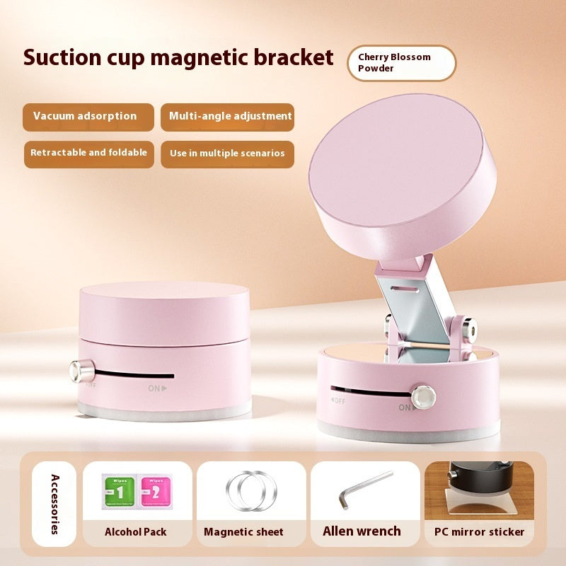 Foldable Magnetic Vacuum Car Phone Holder Foldable Suction Cup With Suction Cup Hands-Free Navigation For Smart Phone Au+hentic Sport Spot