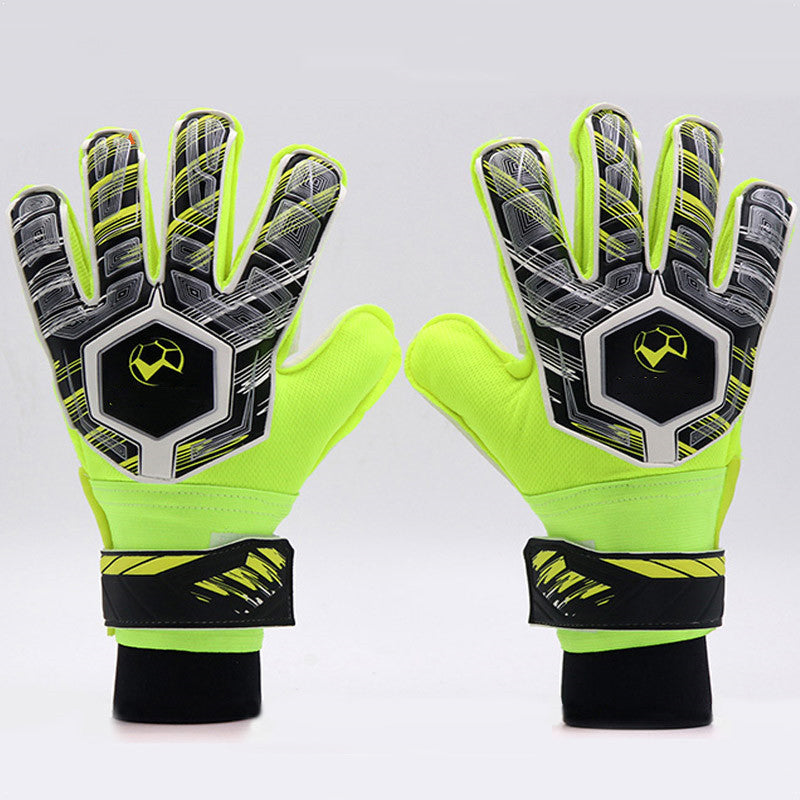Soccer Goalkeeper Gloves Professional Full Latex Tape Au+hentic Sport Spot