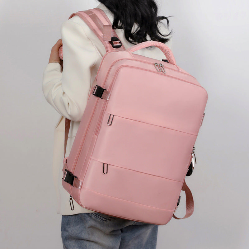 New Travel Backpack Female Large-capacity Dry And Wet Luggage Travel Bags Computer Backpack College Students Bag Au+hentic Sport Spot