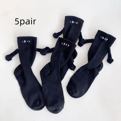 Magnetic Suction Hand In Hand Couple Socks Cartoon Lovely Breathable Comfortable Socks For Women Holding Hands Sock Au+hentic Sport Spot