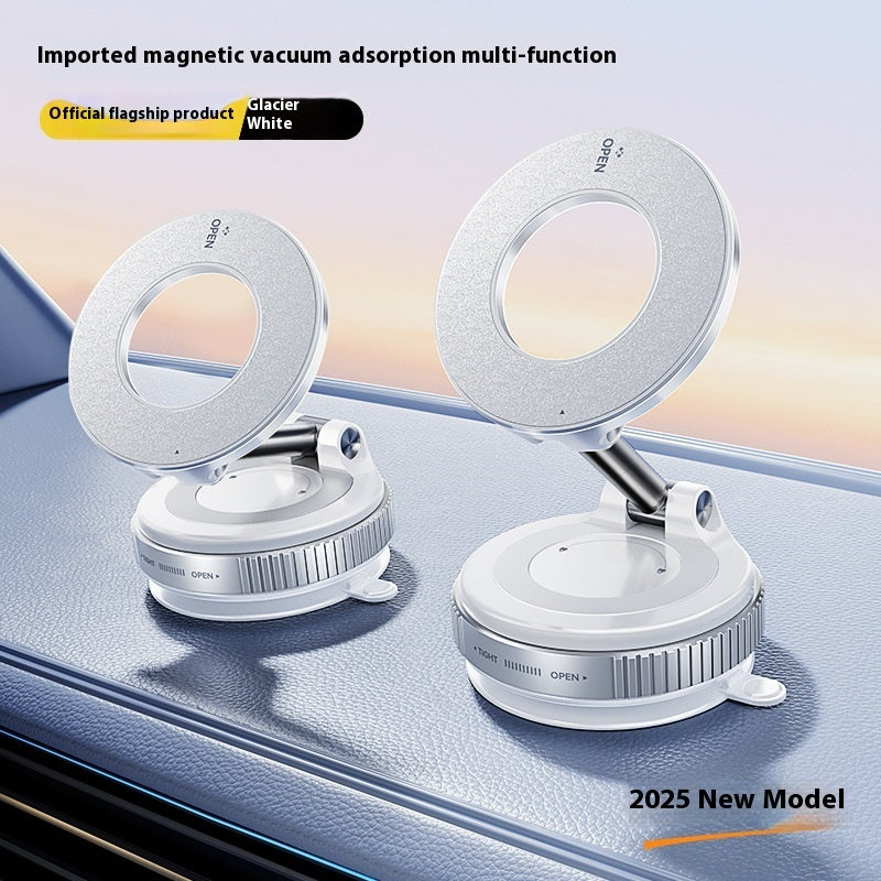Magnetic Phone Holder With Vacuum Suction Foldable Adjustable Car Mount Magnetic Bracket Suction Nonslip For Busy Commuters Au+hentic Sport Spot