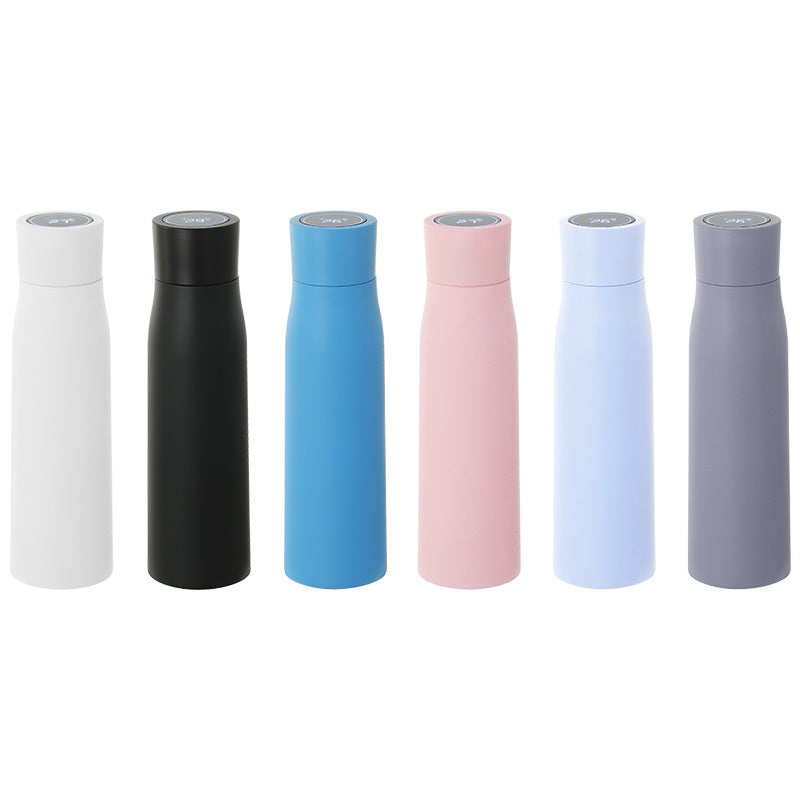 Thermal Water Bottle, Smart Temperature Display Insulated Cup, Stainless Steel Water Cup Tumbler Bottle Au+hentic Sport Spot