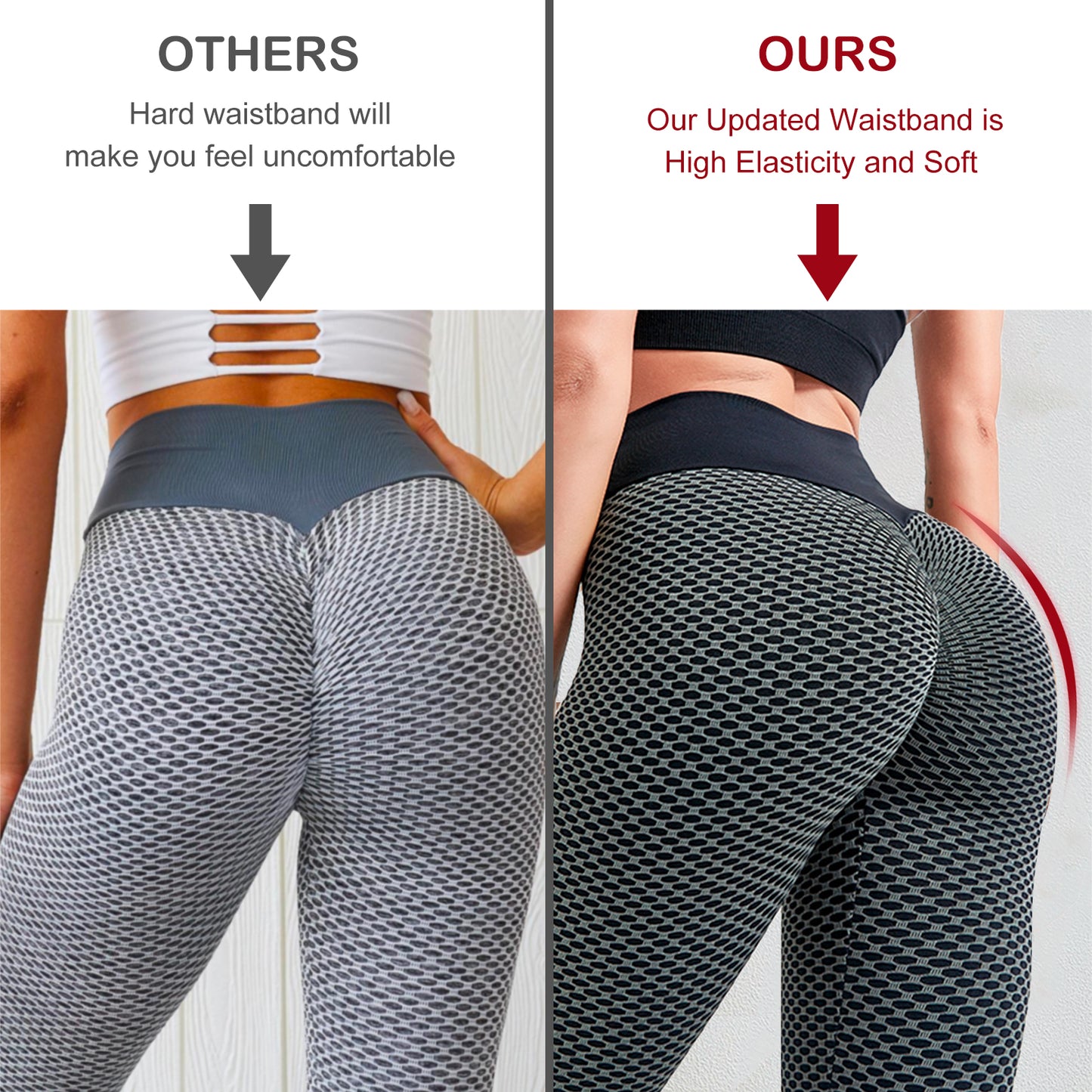 Women's Leggings Women Butt Lifting Workout Tights Plus Size Sports High Waist Yoga Pants Au+hentic Sport Spot