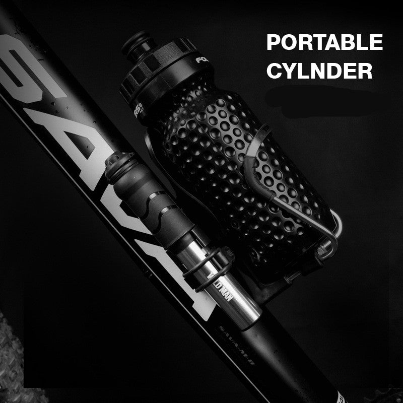 PeakPump: Portable High-Pressure Bicycle Pump for Mountain and Road Bikes, with Universal US Law Mouth and Mini Basketball Pump Capability Au+hentic Sport Spot