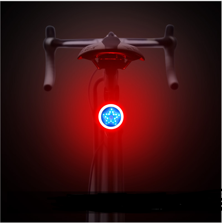 Bicycle Taillight USB Rechargeable Cycling Tail Light Rear Bike Light with Battery Bike Bike Taillight Rear Light Au+hentic Sport Spot