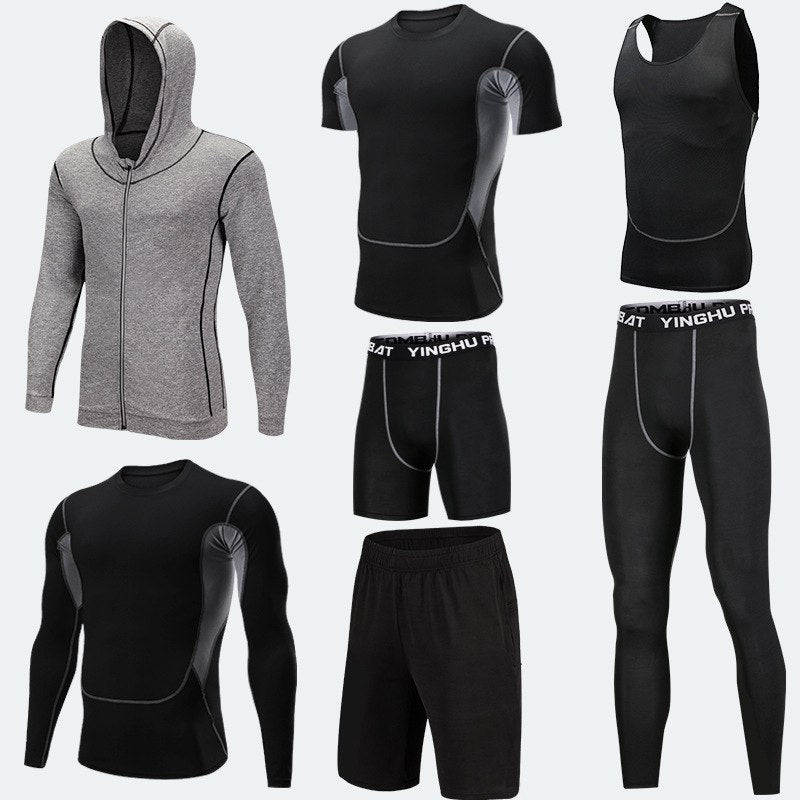 7 Pc Gymwear Sportswear Compression Sportswear Fitness Workout Sportswear Au+hentic Sport Spot