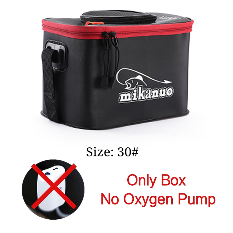EVA Portable Fishing Bag Folding Thicken Live Fishing Box Tank Bucket Camping Fishing Tackle Fishbox Storage Bag Au+hentic Sport Spot