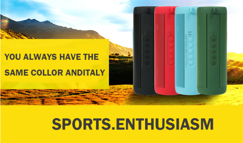 T2 Waterproof Subwoofer Bluetooth Speaker Portable Waterproof Speaker Perfect for Outdoors Au+hentic Sport Spot