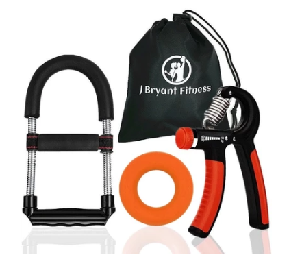 Hand Strengthening Set Finger strengthening for hand exercises and hand grip exerciser Strengthening Hand Grip (3 Pack) Adjustable resistance for the forearm exerciser Adjustable handle arm strength hand gripper, finger stretcher, grip ring Au+hentic Sport Spot