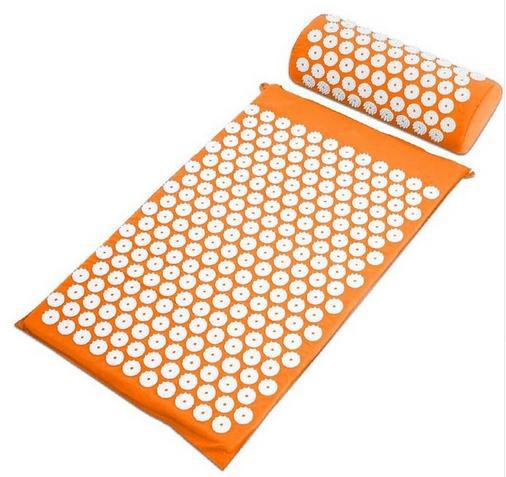 Acupressure Mat Yoga, Acupressure Mat With Pillow Set for Relieving Back/Neck Pain and Relaxing Muscles Yoga Cushion Au+hentic Sport Spot