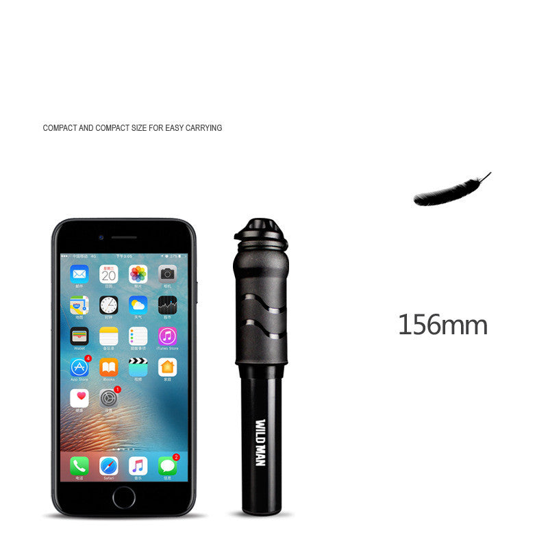 PeakPump: Portable High-Pressure Bicycle Pump for Mountain and Road Bikes, with Universal US Law Mouth and Mini Basketball Pump Capability Au+hentic Sport Spot