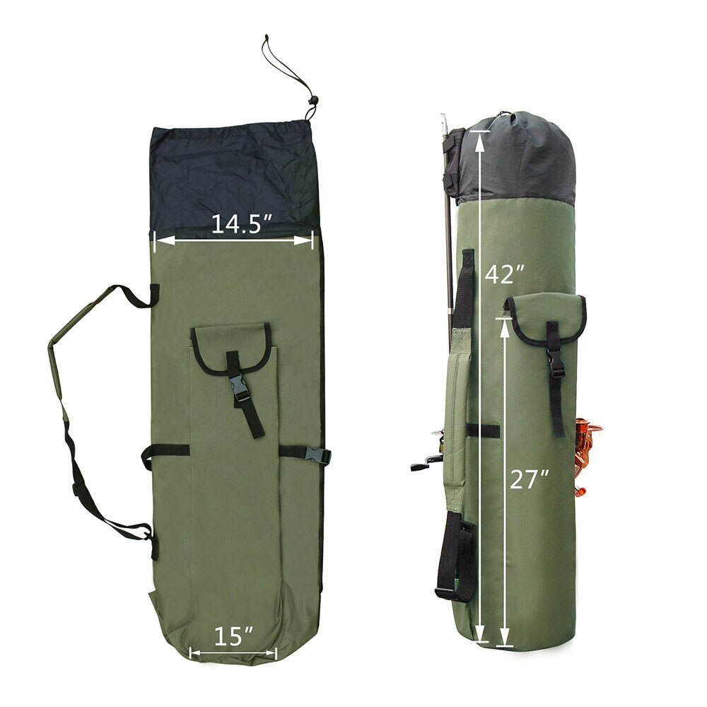 Fishing Rod Storage Bag Portable Reel Bag Fisherman's bag Portable fishing rod Travel Carry Cases Pole Storage Bag Gear for Waterproof Fishing Au+hentic Sport Spot