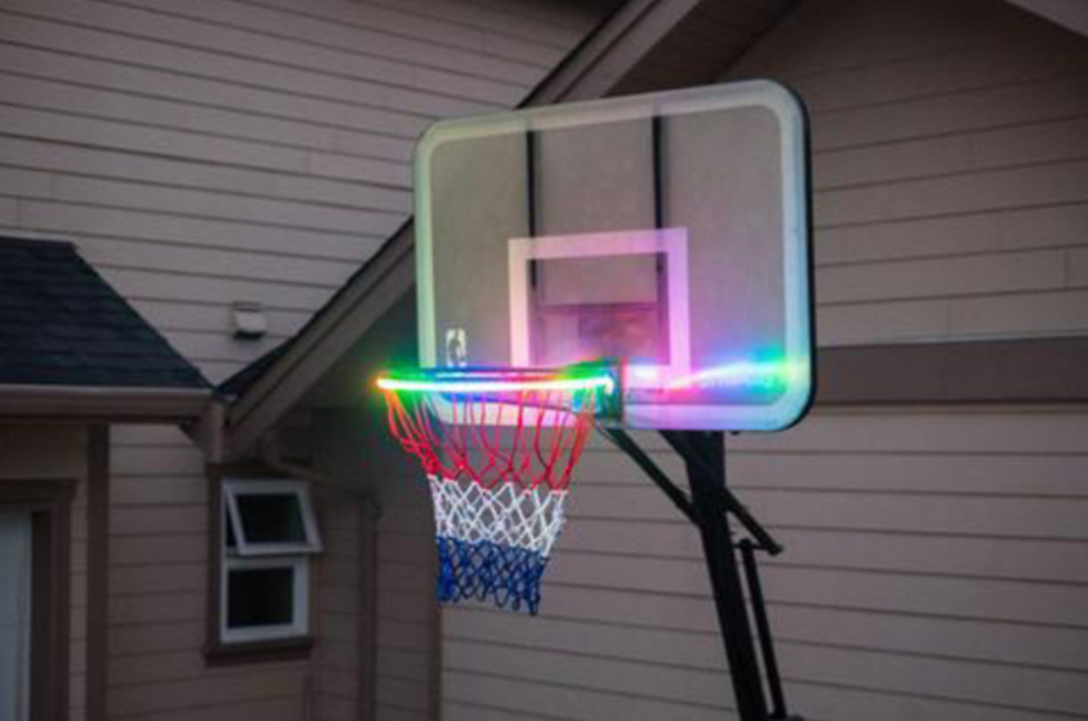 Color Changing LED Lights for Basketball Hoop Au+hentic Sport Spot