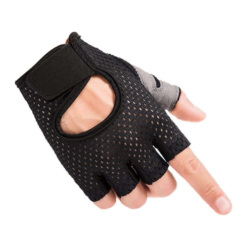 FlexGrip Pro: Fingerless Gloves for Powerlifting and Gym Workouts, Ideal for Both Men and Women Workout Gloves, Curved Open Back, for Powerlifting, Gym, Half finger gloves sports fitness gloves outdoor riding non-slip wear gloves Au+hentic Sport Spot