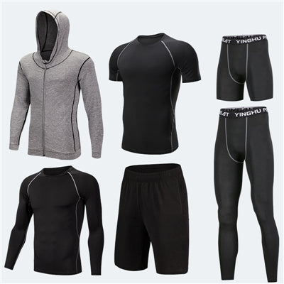 7 Pc Gymwear Sportswear Compression Sportswear Fitness Workout Sportswear Au+hentic Sport Spot