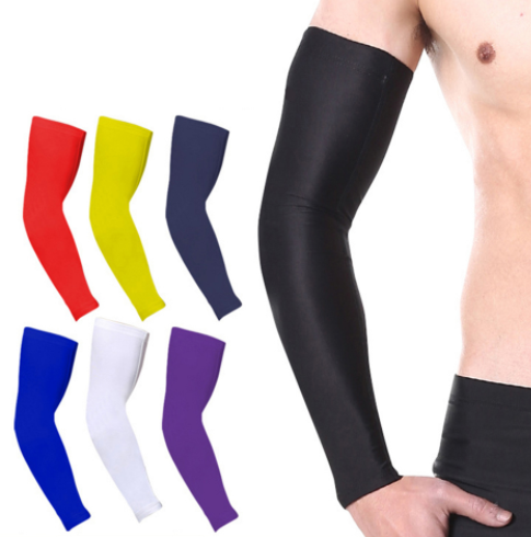1PC Basketball, Runners Arm Sleeves, 1 Set, Speedy Dry, UV Protective Basketball Armguards with Elbow Pads Cycling Arm Warmers for Sports Au+hentic Sport Spot