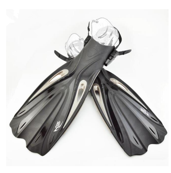 Diving Flippers Open Heel Fins for Diving Diving Scuba Diving Long Swimming Fins Professional Adult Flexible Comfort Snorkeling Swim Flippers Swimming Fins Au+hentic Sport Spot