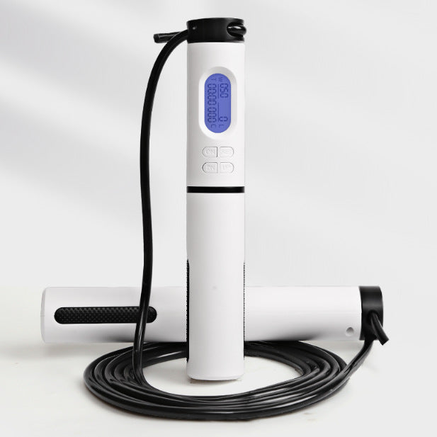 Multipurpose Speed Skipping Rope with Calorie Counter and Digital Counting that Can Be Adjusted Jump Rope for Fitness, Crossfit, Training, Boxing, MMA, Gym Strength and conditioning with Ball Bearings and Alarm Smart Jump Rope counter for Weight Loss Au+hentic Sport Spot