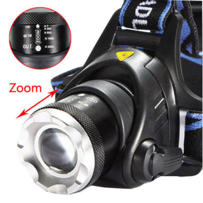 Adjustable Head Light, Adjustable Telescopic Zoomable Light, Adjustable Telescopic Fishing Strong Light , Headlight  for Outdoors Headlight for Fishing Headlight LED Rechargeable Headlamp Au+hentic Sport Spot