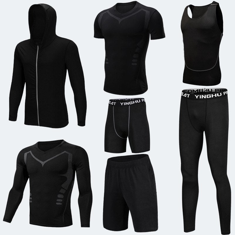 7 Pc Gymwear Sportswear Compression Sportswear Fitness Workout Sportswear Au+hentic Sport Spot