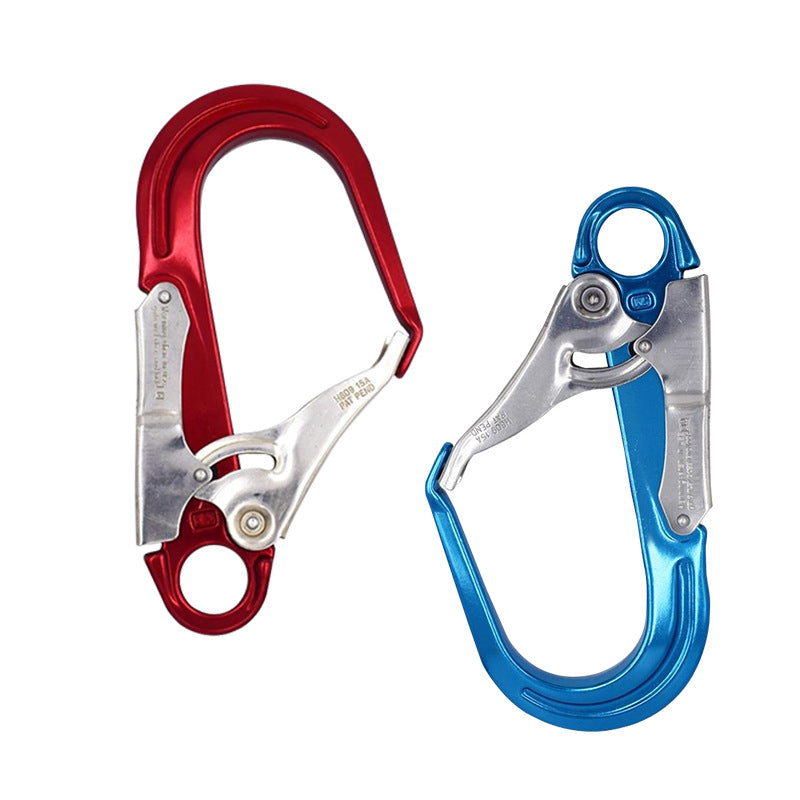 Rock climbing safety hook Rock Climbing Rappelling Gear Aluminum Alloy Snap Lock Hook Clip for Rock Climbing Au+hentic Sport Spot