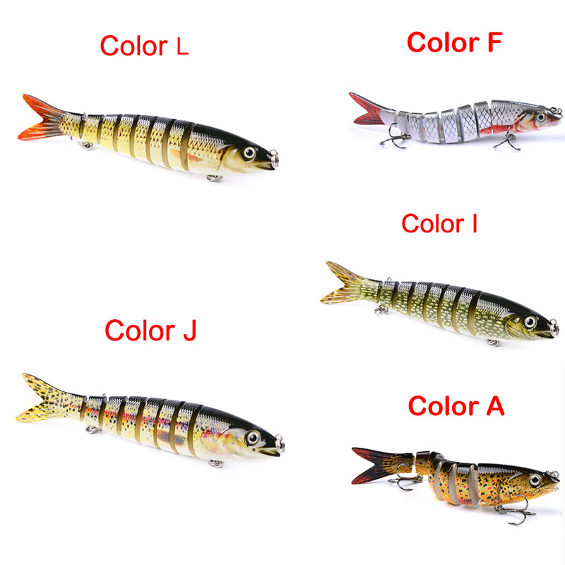 Fishing Lure Multi Jointed Sections or Trout, Bass, and more, Swim Baits, Fishing Lure Baits Au+hentic Sport Spot