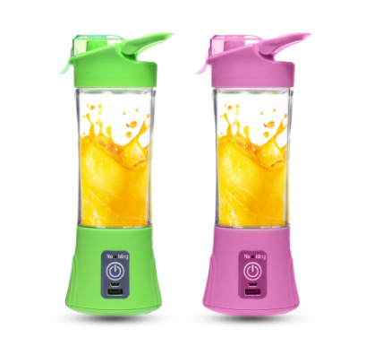 Portable Electric Blender Portable Juicer USB Rechargeable Blender 380ml Au+hentic Sport Spot