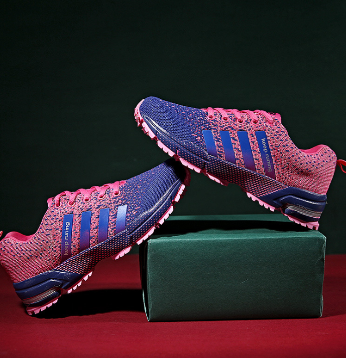 Men's and Women's Shoes Breathable Mesh Outdoor Men and Women Running Shoes Sports Shoes Fitness Jogging Shoes Au+hentic Sport Spot