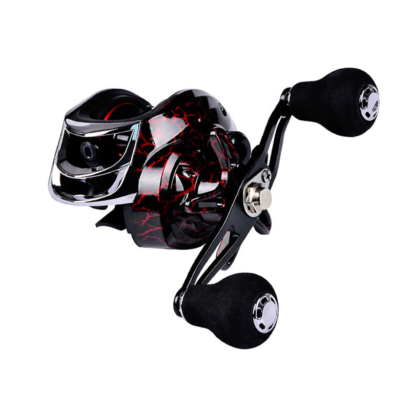 Fishing Real Baitcasting Reel 18+1 Ball Bearing for Baitcasting Reels Baitcasting High Speed Fishing Reels Right-left handed baitcasting reels with a 7.1:1 gear ratio with a 22LB star drag Magnetic Brake baitcasting reel with 10 magnetic Brakes Au+hentic Sport Spot