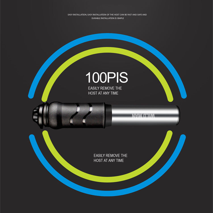 PeakPump: Portable High-Pressure Bicycle Pump for Mountain and Road Bikes, with Universal US Law Mouth and Mini Basketball Pump Capability Au+hentic Sport Spot