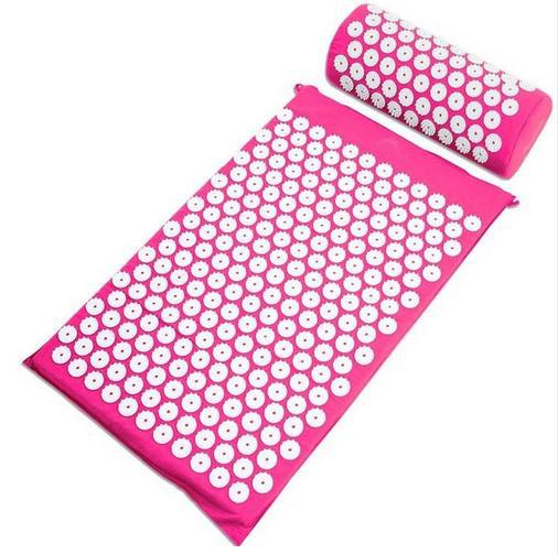 Acupressure Mat Yoga, Acupressure Mat With Pillow Set for Relieving Back/Neck Pain and Relaxing Muscles Yoga Cushion Au+hentic Sport Spot