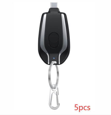 UltraCharge 1500mAh Mini Power Pod: Type-C Fast Charging Keychain Backup Power Bank Au+hentic Sport Spot