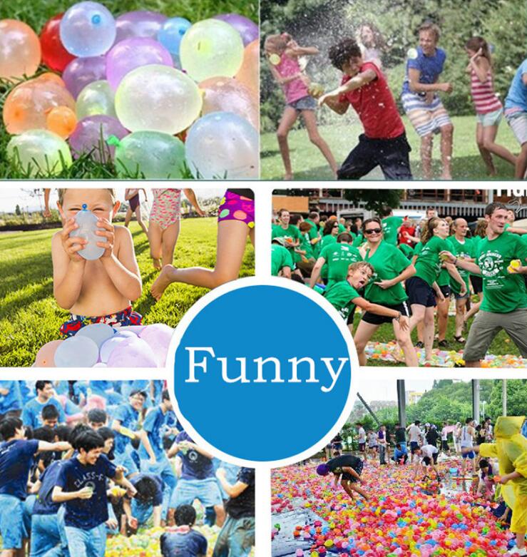 Water Balloons 111pcs, 111 Pieces of Water Balloons Quickly Fill Up With Water Inflatable Balls for Party Decoration Au+hentic Sport Spot