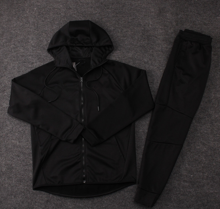 Athletic Performance Zip Up Hooded Gym Jacket With Gym Pants Au+hentic Sport Spot