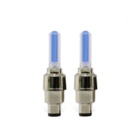 Neon Lights Tire Air Valve Neon Lights LED Cap Valve Light Bicycle LED Light Au+hentic Sport Spot