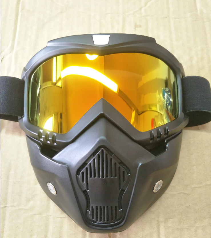 Motorcycle Goggles Mask motorcycle goggles, detachable for use with motocross helmet goggles, and tactical airsoft goggles Au+hentic Sport Spot