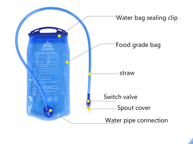 Hydration Bladder Water Reservoir Water Bag For Outdoors Great for Hiking Au+hentic Sport Spot