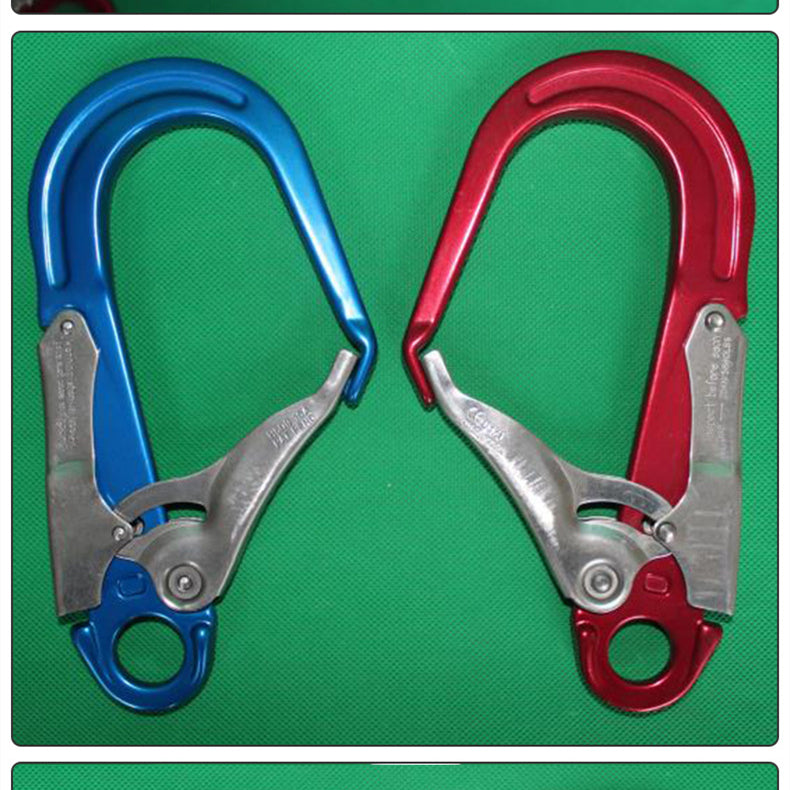 Rock climbing safety hook Rock Climbing Rappelling Gear Aluminum Alloy Snap Lock Hook Clip for Rock Climbing Au+hentic Sport Spot