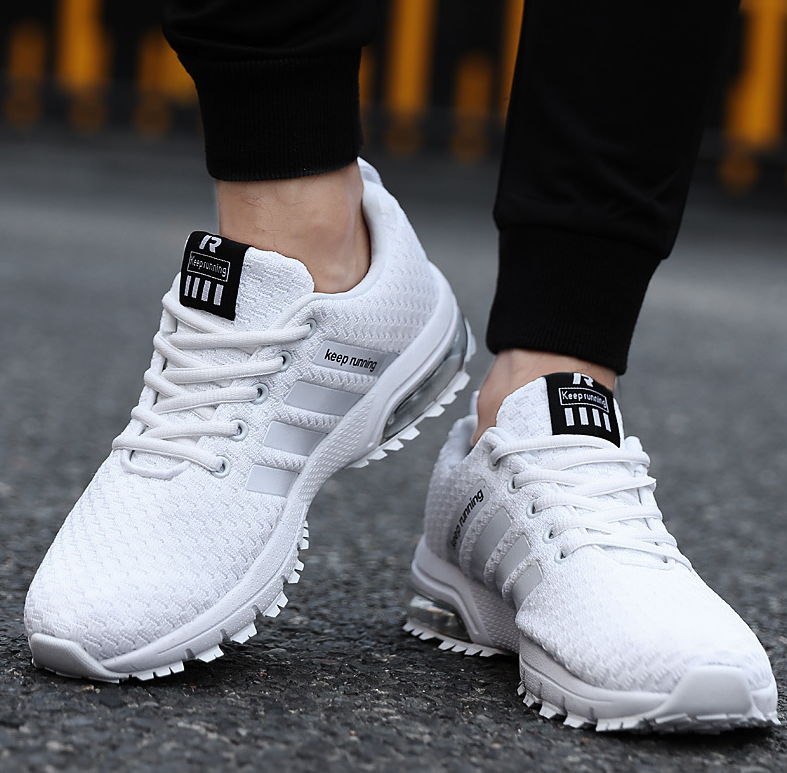 Men's and Women's Shoes Breathable Mesh Outdoor Men and Women Running Shoes Sports Shoes Fitness Jogging Shoes Au+hentic Sport Spot